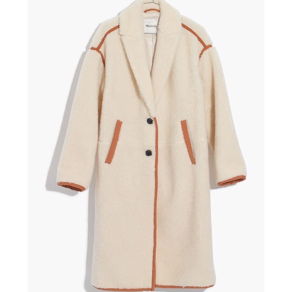 Madewell Sherpa Top Coat (great condition)